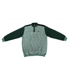 Bluză verde cu imprimeu